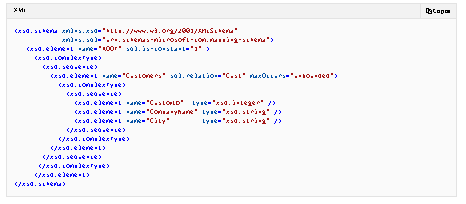 Esquema cargas masivas de datos XML