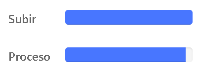 Progreso carga XML